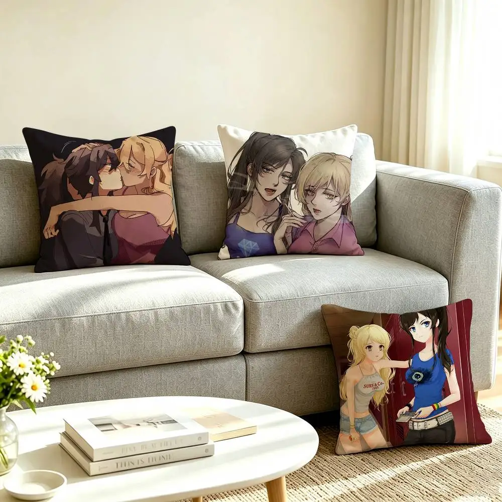 C-Co09 Jecka Nicole Class of 09 Pillow Case Square Double-Sided Sofa Cushion Cover Bedroom Bedside Pillow
