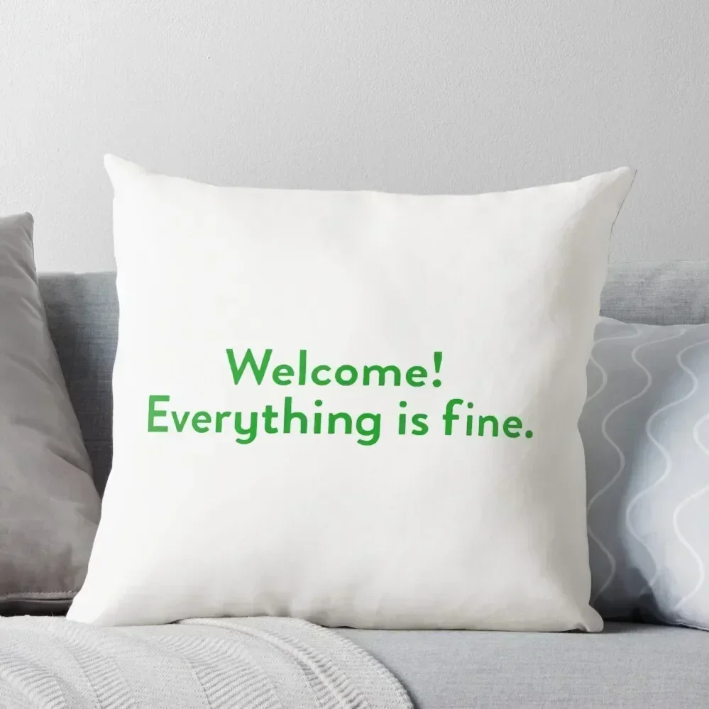 

The Good Place Welcome Wall Throw Pillow Cushions Home Decor Decorative Cushions For Luxury Sofa pillow