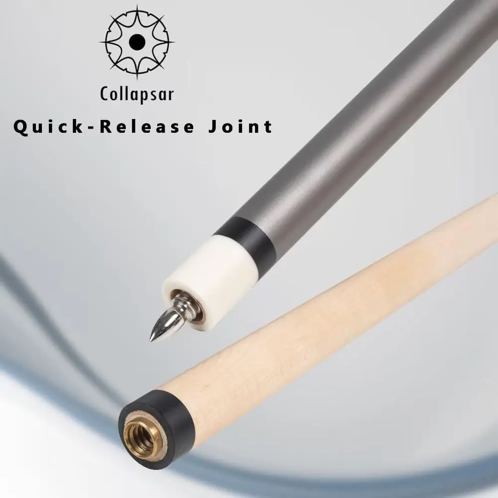 25oz Collapsar Break Cue with 14mm Phenolic Tip - 3-Piece Heavy Hitter Pool Stick
