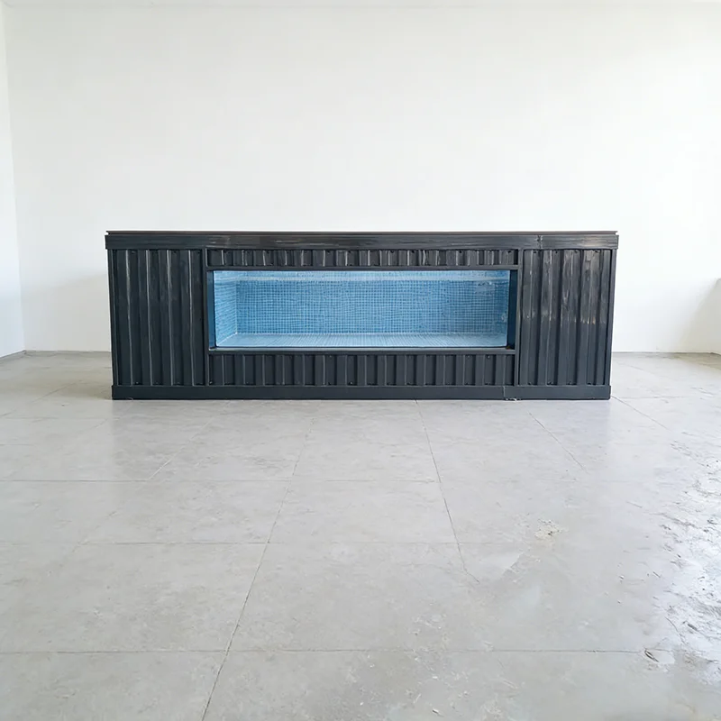 Professional Prefab Modular Container Swimming Pool | Portable Above Ground Pool for Home Resort Hotel