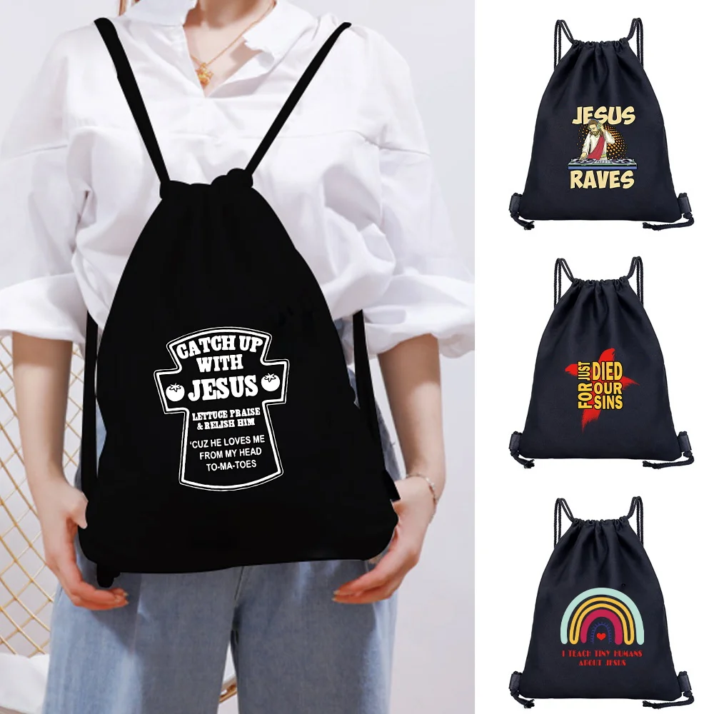 Unisex Handbag Canvas Storage Bag Suitable for swimming yoga shopping lightweight everyday storage