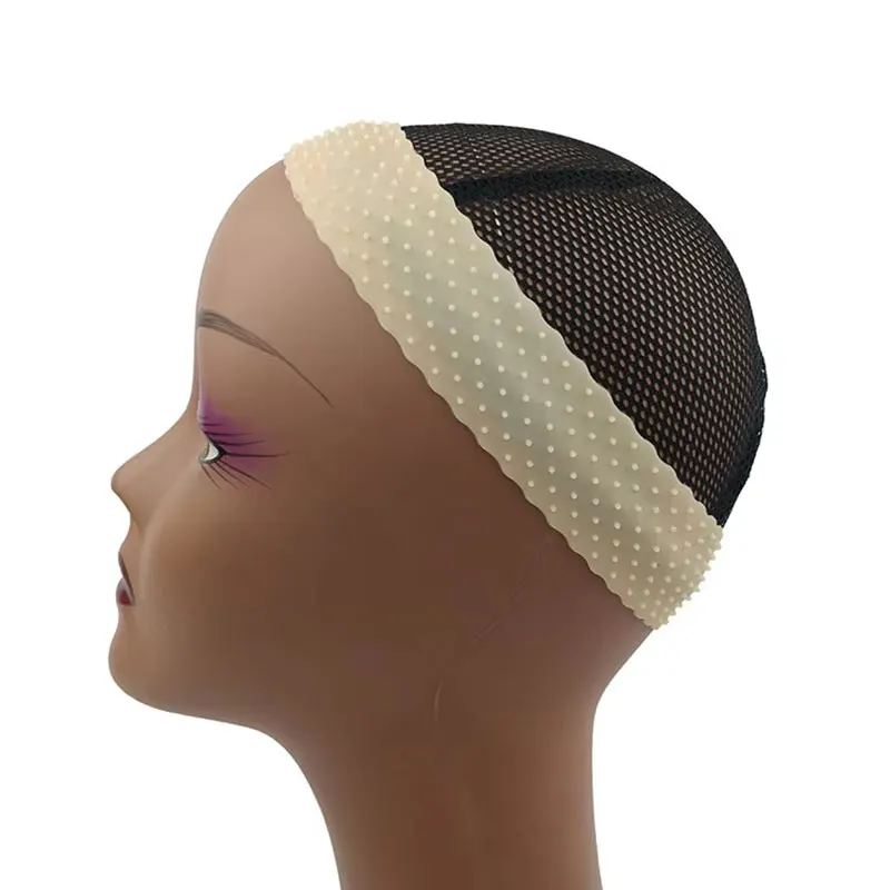 Antislip siliconen pruikgreep hoofdband transparant zwart bruin pruikband om pruik vast te houden antislip pruikaccessoires voor dagelijks gebruik - afbeelding 2