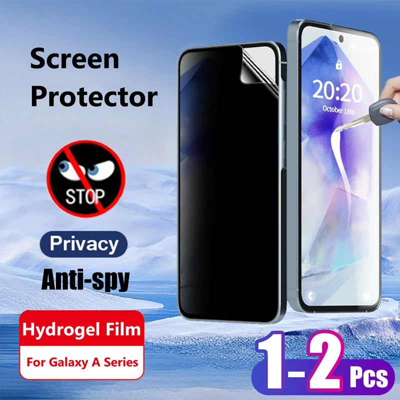 

Anti-Spy Hydrogel Film For Samsung Galaxy A56 A55 A36 A26 A35 A54 A34 A25 A24 A16 5G A05s Full Cover Privacy Screen Protector