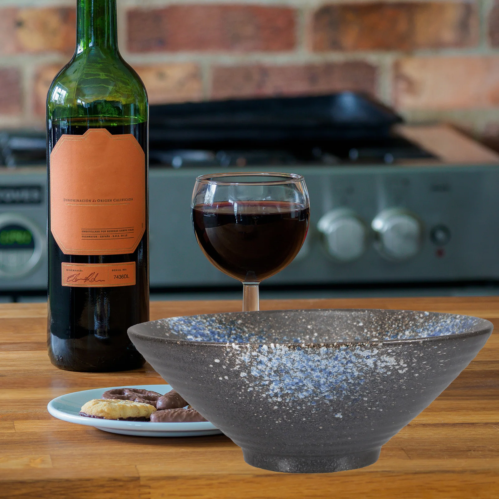 

Creative Ceramic Restaurant Ramen Bowl Handmade Big Opening Stable Design Soup Salad Noodle Food Serving Tableware Japanese