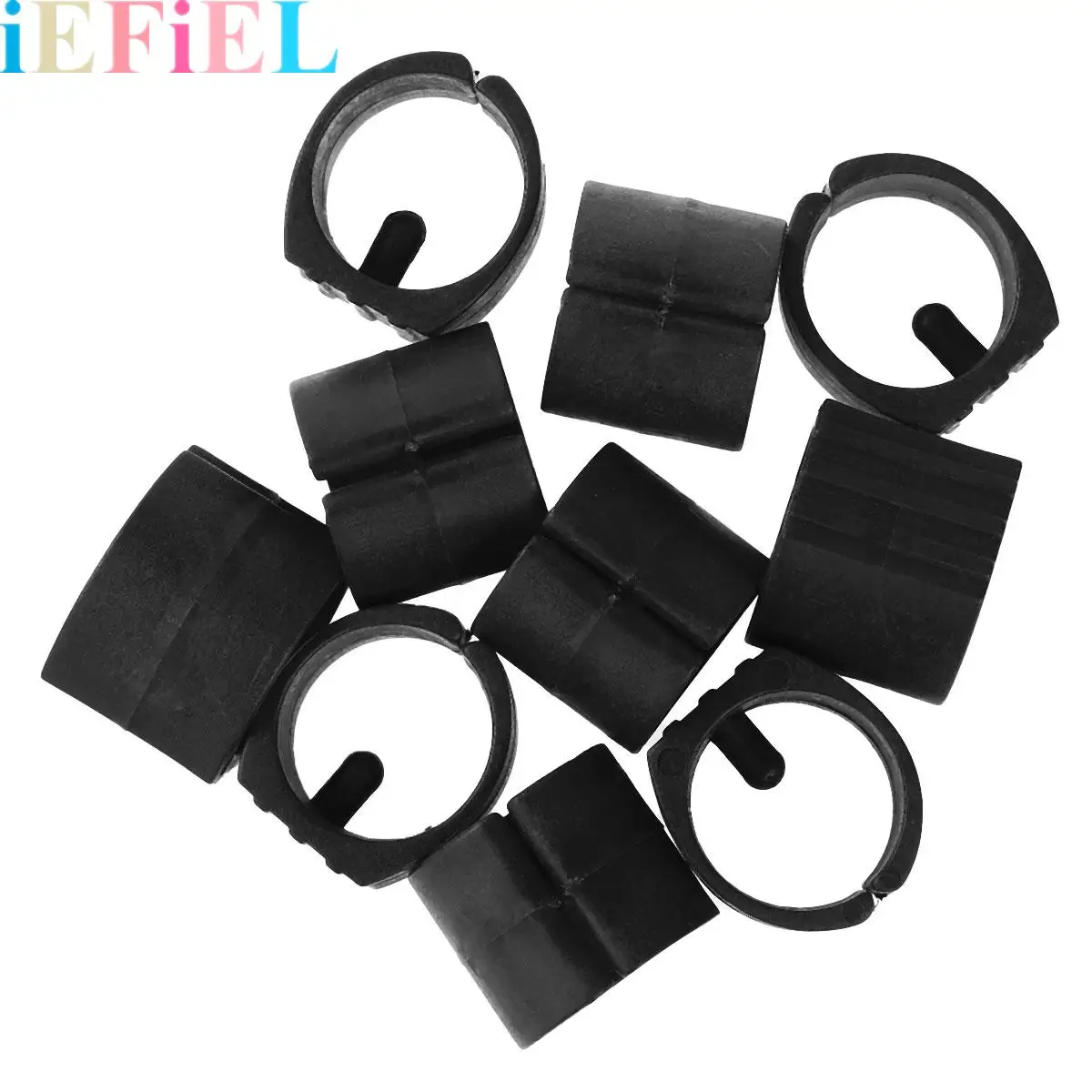 

10Pcs U-Type Non-Slip Office Chair Feet Tube Wrap Pads Stool Foot Opening Cushion Covers Steel Tube Clamps Floor Protectors