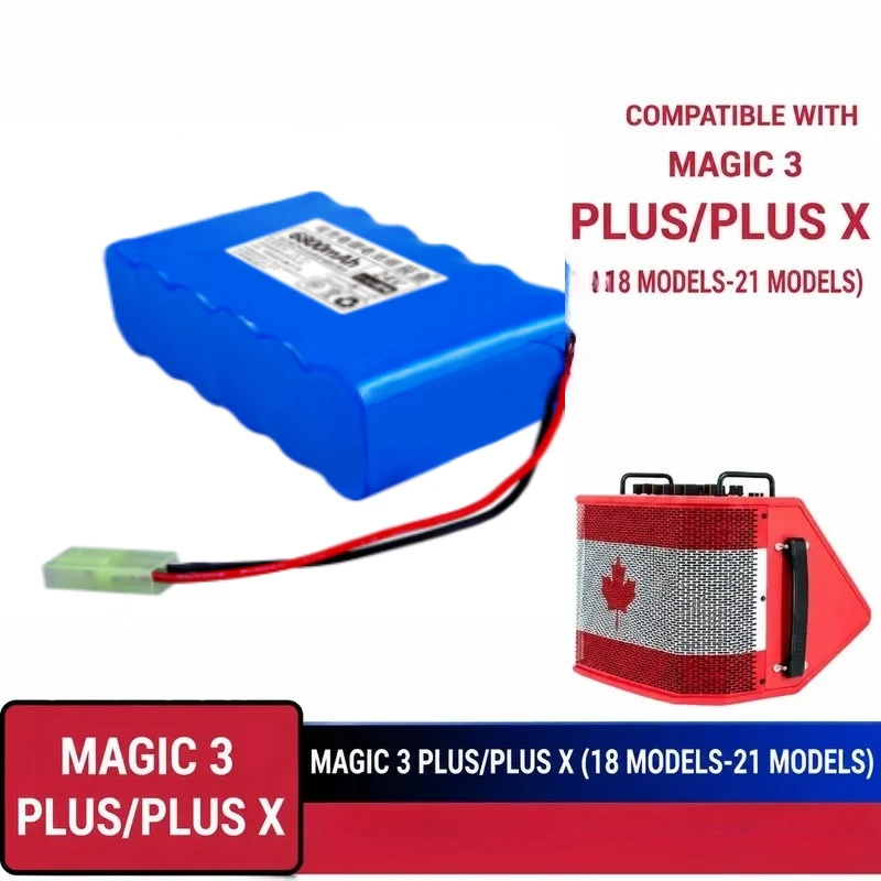 22.2V Rechargeable Li-ion Replacement Battery for MASSFUN M3 PLUS Acoustic Guitar Performance Speaker