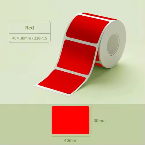 Niimbot B21/B1/B3S Thermal Label Sticker Paper Printable White 20-50mm Width Clothing Tag Commodity Price Food Self-Adhesive - Image 14