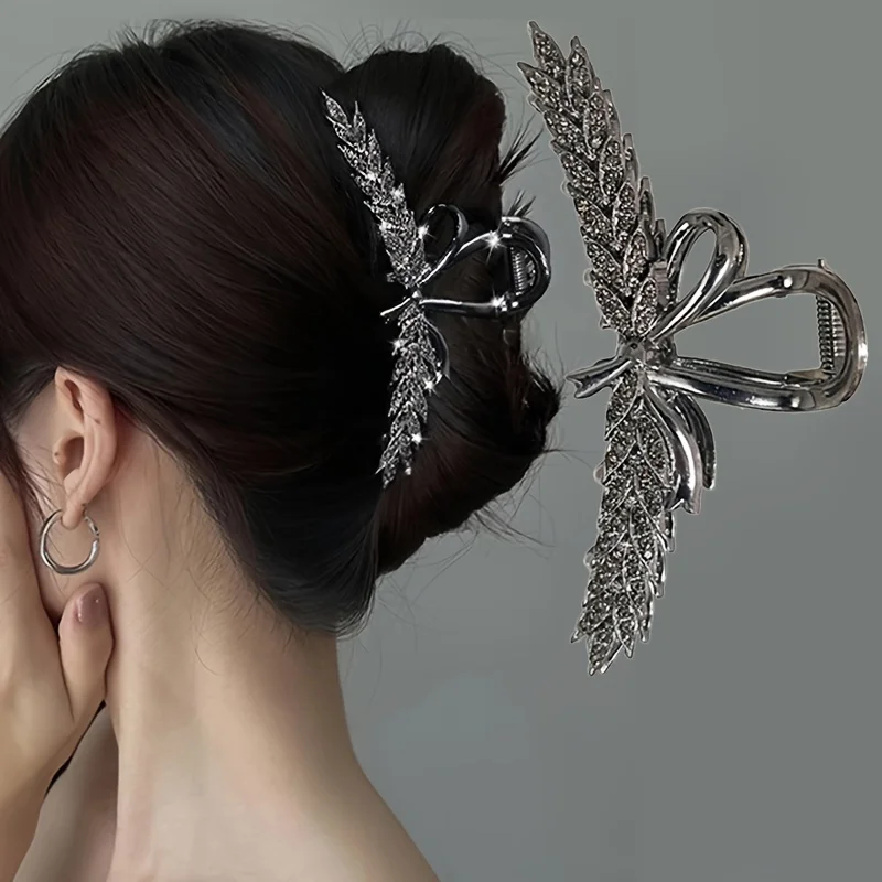 1Pcs Vintage High-End Sequin Wheat Ear Hair Clip, Princess Style Casual Hair Accessory for Women, Perfect Gift & Photography Pro