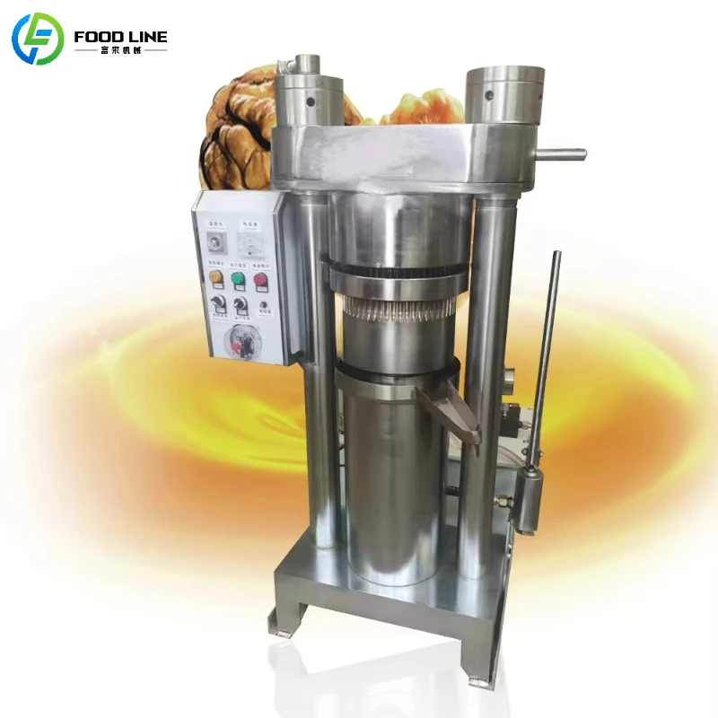 Customized Electric Hydraulic Oil Press Machine Simple Structure Oil Extractor Easy Maintenance and Repair
