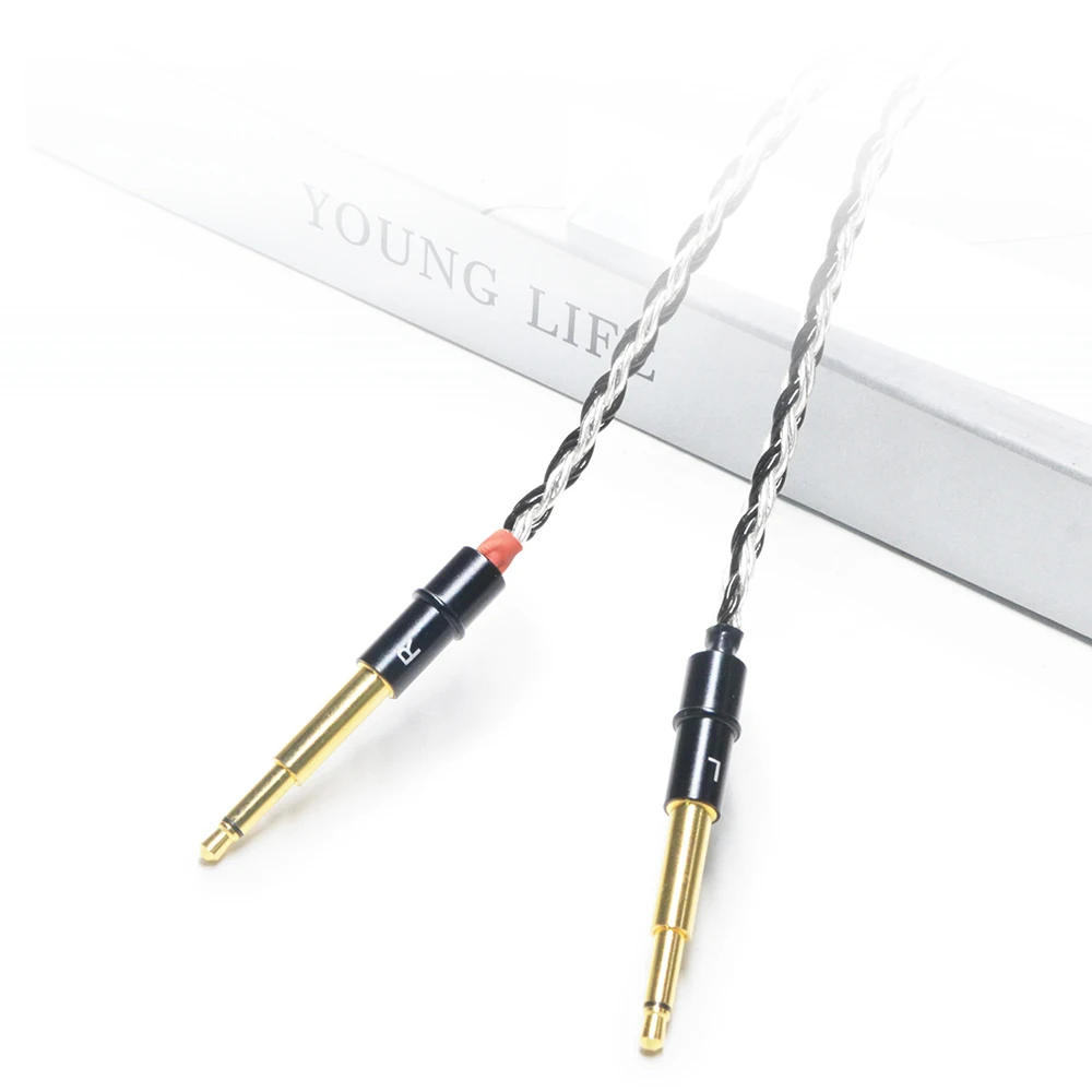 7N Silver & Copper Hybrid Headphone Upgrade Cable for MEZE LIRIC 2, POET, 109 PRO, 105 SILVA, STRADA, 99 Classics, 99 Neo
