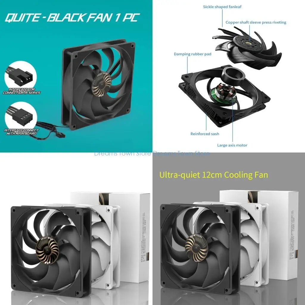 

HX6A 12025 Вентилятор охлаждения процессора Оптимизированный воздушный поток и низкий уровень шума для большинства материнских