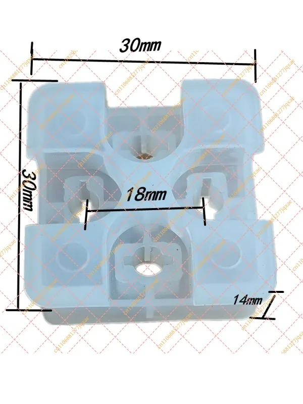 Plastic Protection Cover for Dechi Valve Coil, Square/Round 4-Pin Dust-Proof Plug, 3-Claw