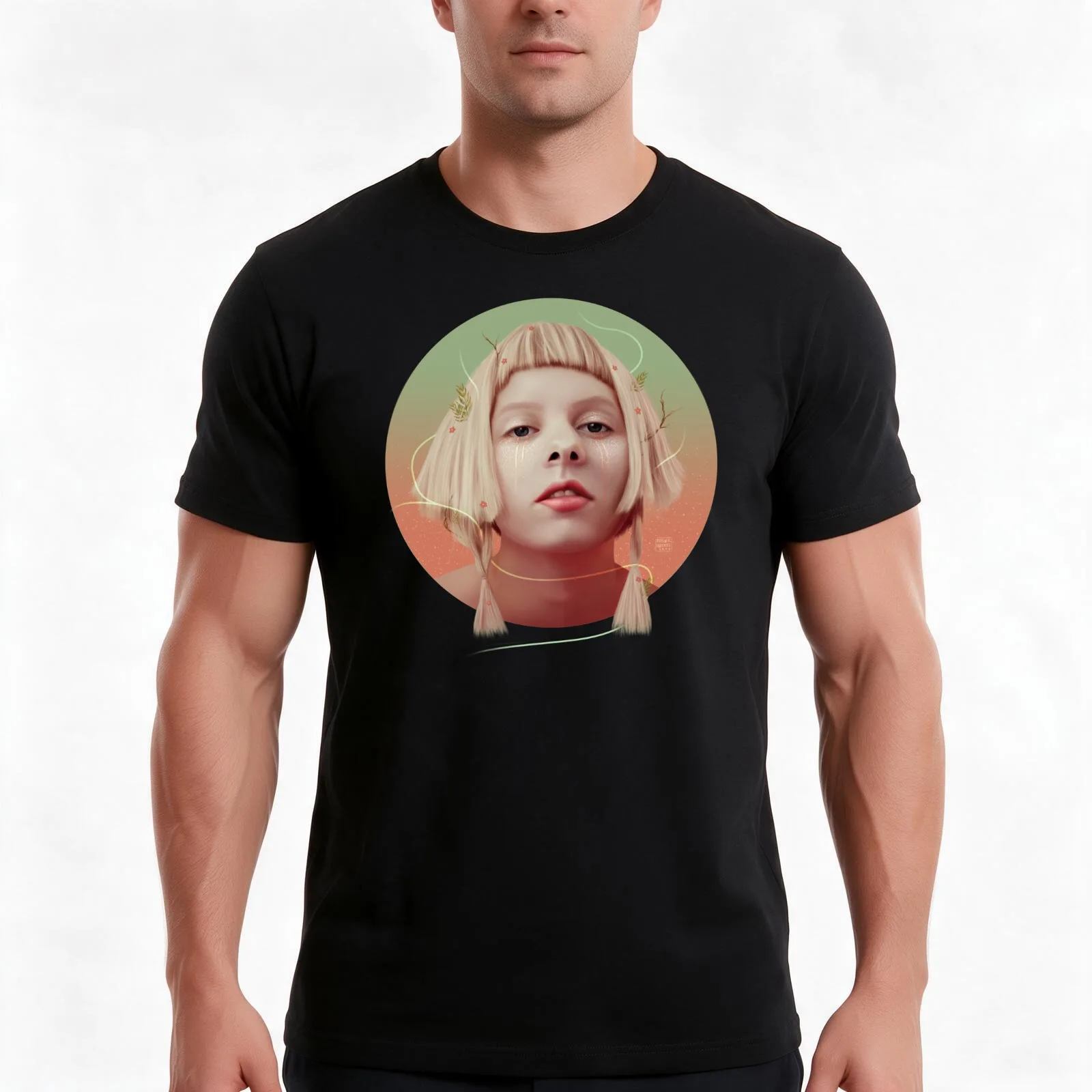 Conqueror T-Shirt, Summer Casual Cotton Tee, Oversized Streetwear Tops, Vintage Graphic Print, Loose Fit Short Sleeve