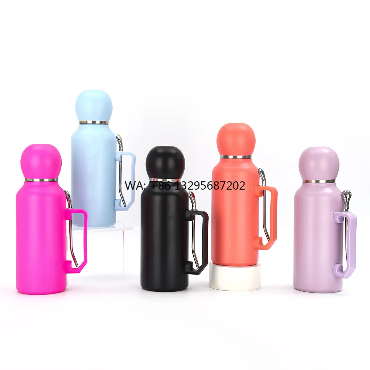 Juego de termo Mate Gourd Yerba Mate de 1300ml, termo de acero inoxidable con aislamiento al vacío, termo de taza de té Argentina Yerba Mate con Bombilla