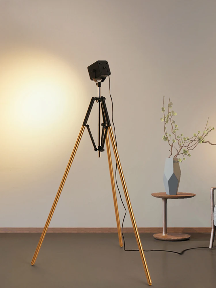 Camera floor lamp new Nordic designer minimalist model house showroom showroom bedroom living room sofa side standing lamp