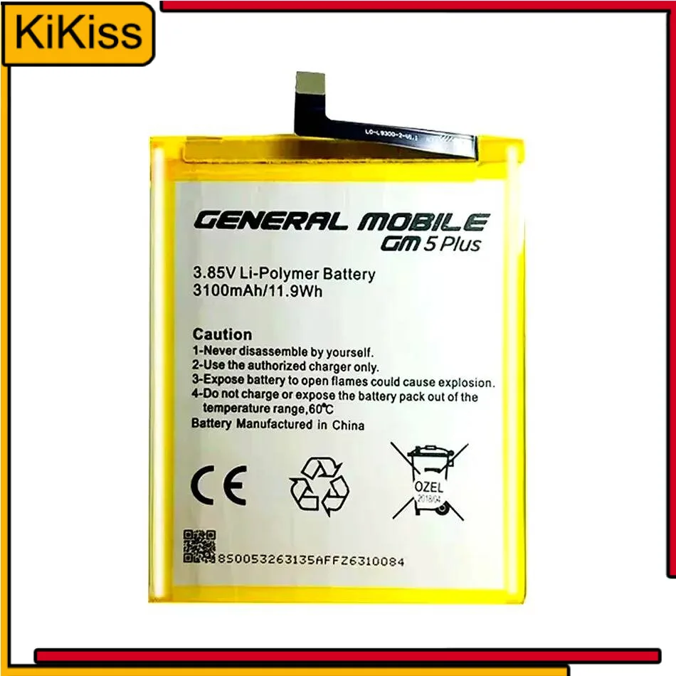 

Durable For General GM 5 Plus Mobile Phone Battery 3100mAh
