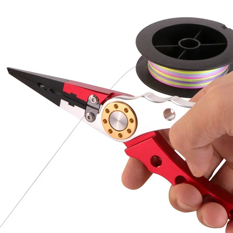 

High-Grade Aluminum Alloy Fishing Pliers Tungsten Steel Lure Fishing Shears Multifunction Fishing Gear Accessories