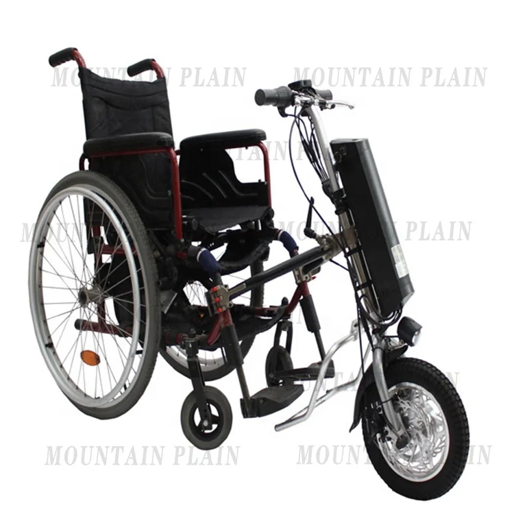 36V 250W Electric Handcycle Wheelchair Attachment Handbike Electric Wheelchair with 36V 8.8AH 10.4AH Lithium Battery