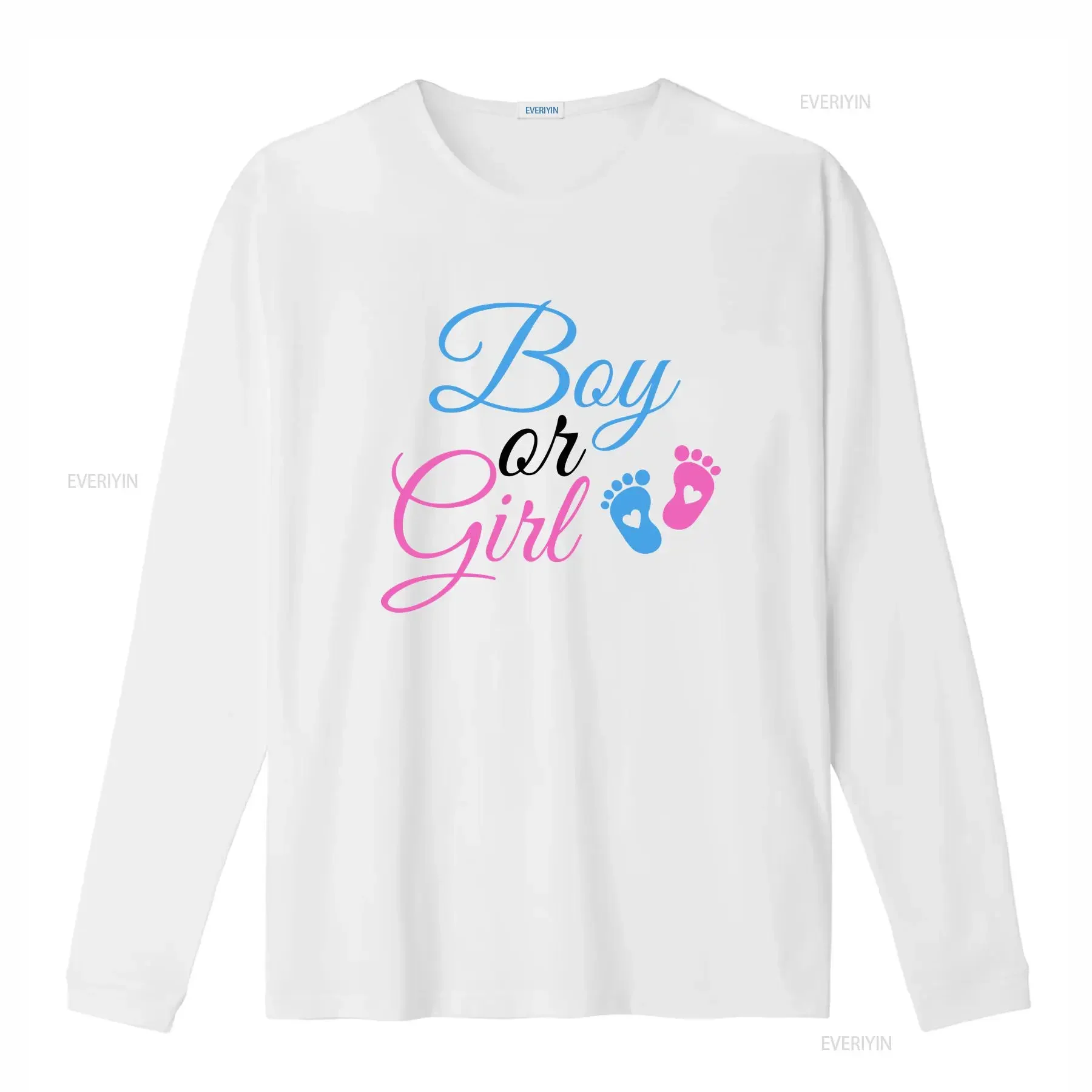 Boy Or Girl T shirt Team Cute Gender Reveal Party Baby Announcement He She vintage Washed Versatile Stretched