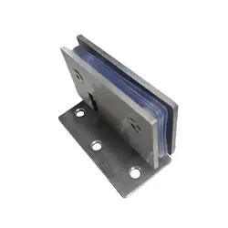 Shower Glass Door Hinges 90 Degree Bathroom Gate Clamp Shower Room Accessories for 8-12 mm Glass Door Cabinet Showcase