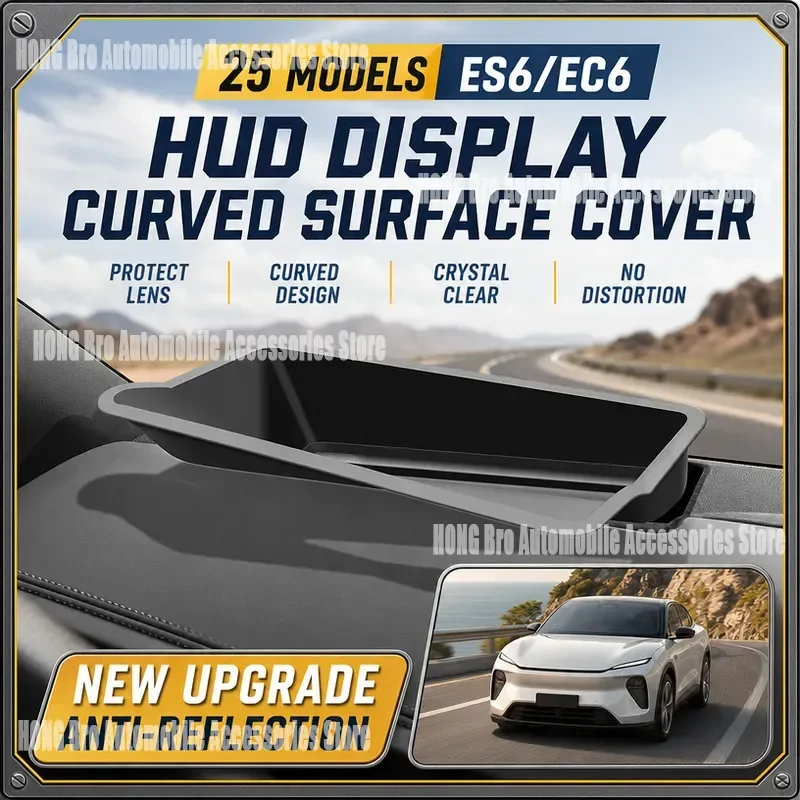 For NIO ES6 EC6 2025 HUD Protective Cover Dashboard Dust Shield Interior Trim Modification Accessory Anti Glare Screen