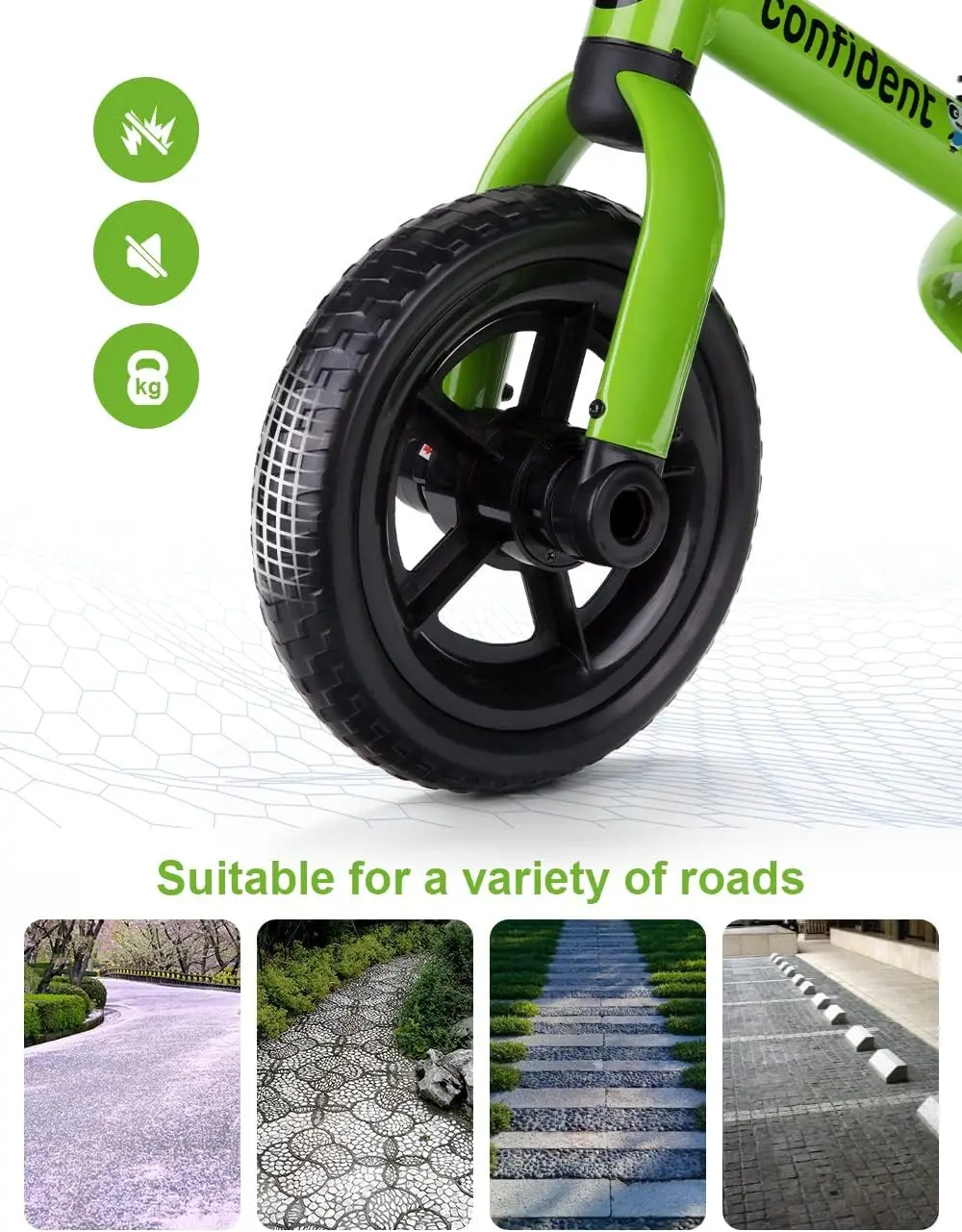 Tricicli per bambini 3 in 1 per ragazzi e ragazze di 2-5 anni con pedale e campanello staccabili con sedile regolabile, equilibrio pieghevole per bambini