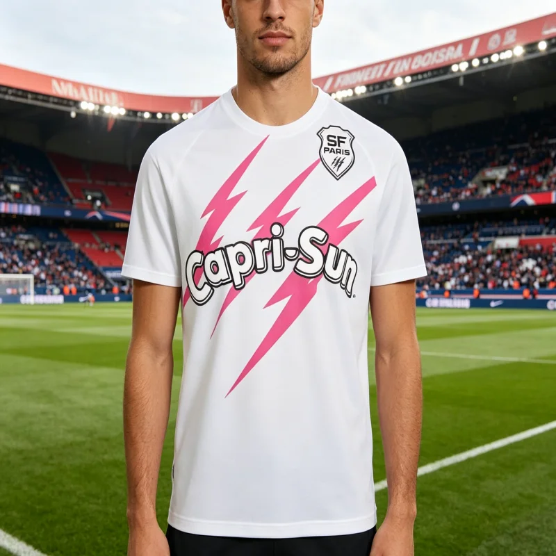 New Men Rugby Sports Jersey T-Shirt Paris Stade De France Third Jersey O-Neck Loose Quick Dry Outdoor Fitness Family Kids Tees