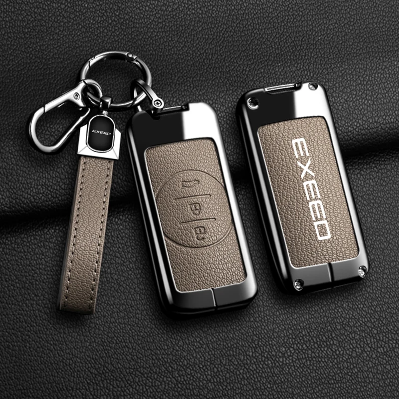 

Suitable for Chery Omoda C5 5 fx 7 8 pro plus 2022 2023 car remote key set, Zinc alloy leather car key protection cover