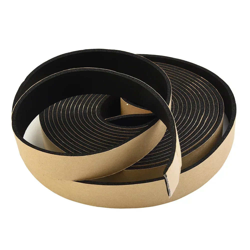 5M Car Side Door Glass Seal Weatherstrip Rain Visor Universal Shock-absorbent Waterproof Dustproof Sound-insulated Reduce Fuel
