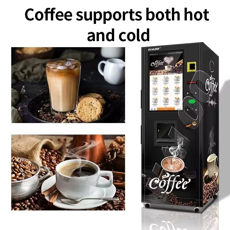 Fully Automatic Touch Screen Intelligent Coffee Vending Machine for Events Business with Sdk Function FL Customized