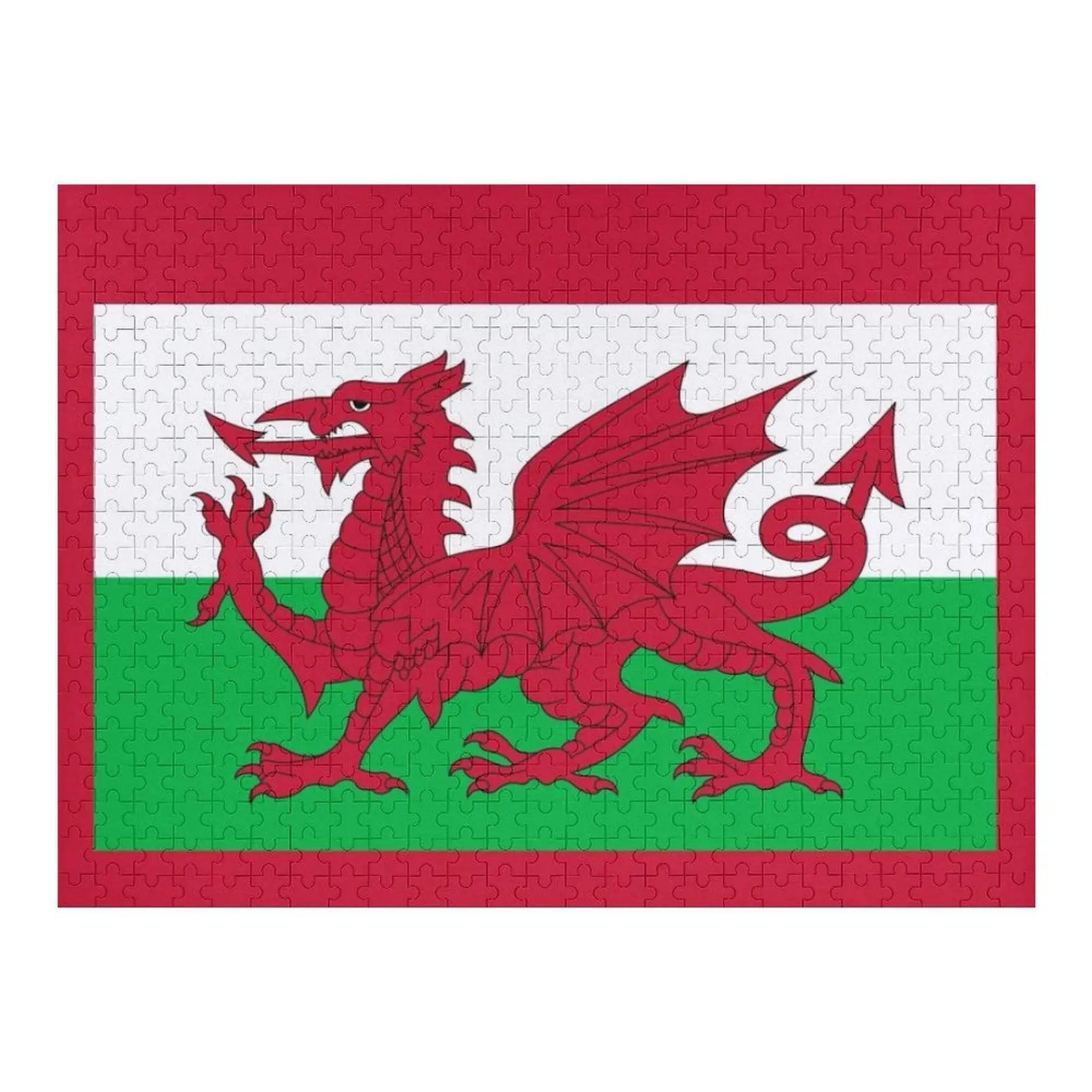 

Flag of Wales Jigsaw Puzzle Jigsaw Custom Anime Custom Wood Puzzle