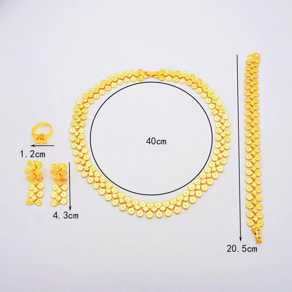 Necklace/Earrings/Bracelet/Ring (Droplet Style) Women 24K Gold, AU999 | Gold-inlaid taotie with threaded diamond droplets.