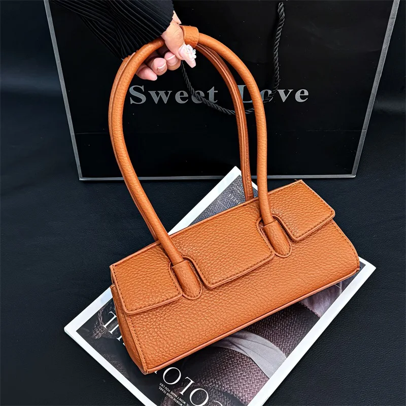 

New Simple Business Women's Bag, Commuter Temperament Handbag, Axillary Large-capacity Oblique Span Bag