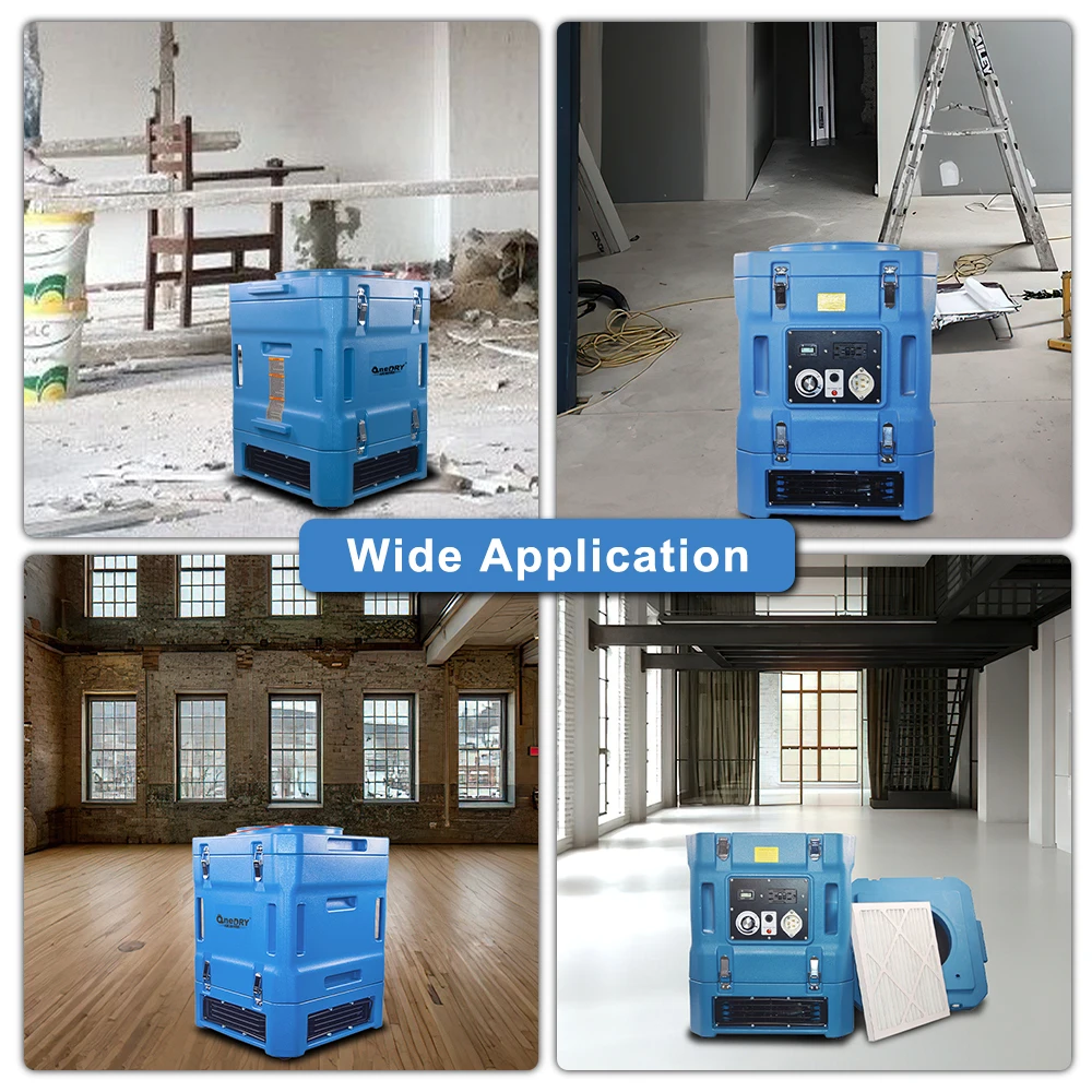 OneDry New air Scrubber air Purifier air Mover Fan Industrial Commercial Floor Carpet Dryer for restoration Made in Thailand