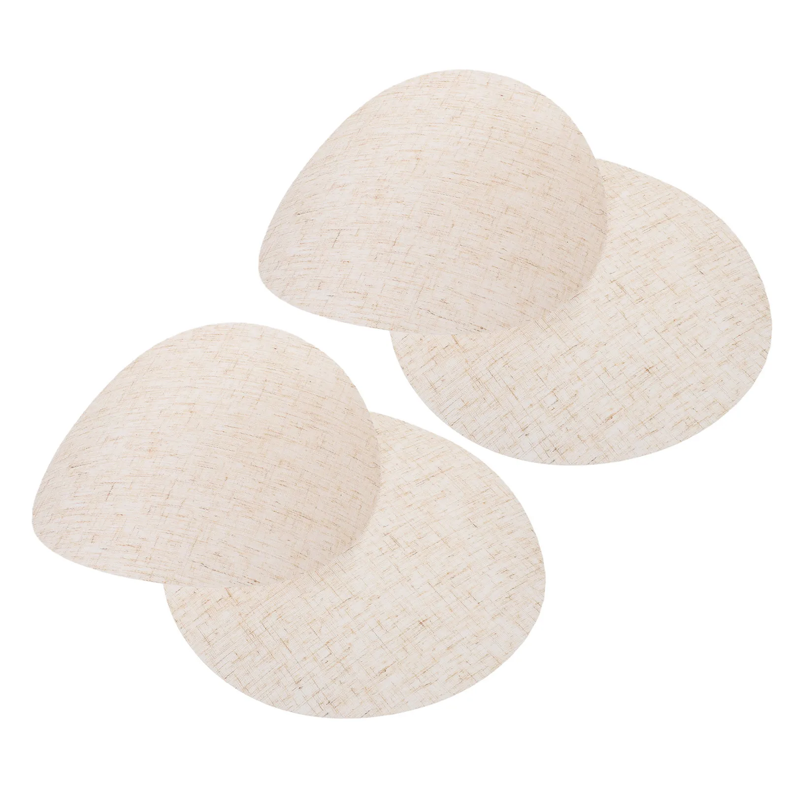 

4pcs 7 Inch Round Lampshade Replacement Cover Soft Fabric Light Diffuser For Ceiling Fan Flush Mount Glare Reducing Downlight