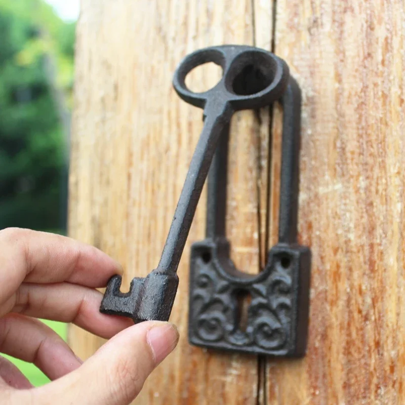 Vintage kołatka żeliwna sowa dekoracyjne Doorknocker drzwi z kutego żelaza uchwyt zatrzask antyczne bramy ozdobny ptak Home Office