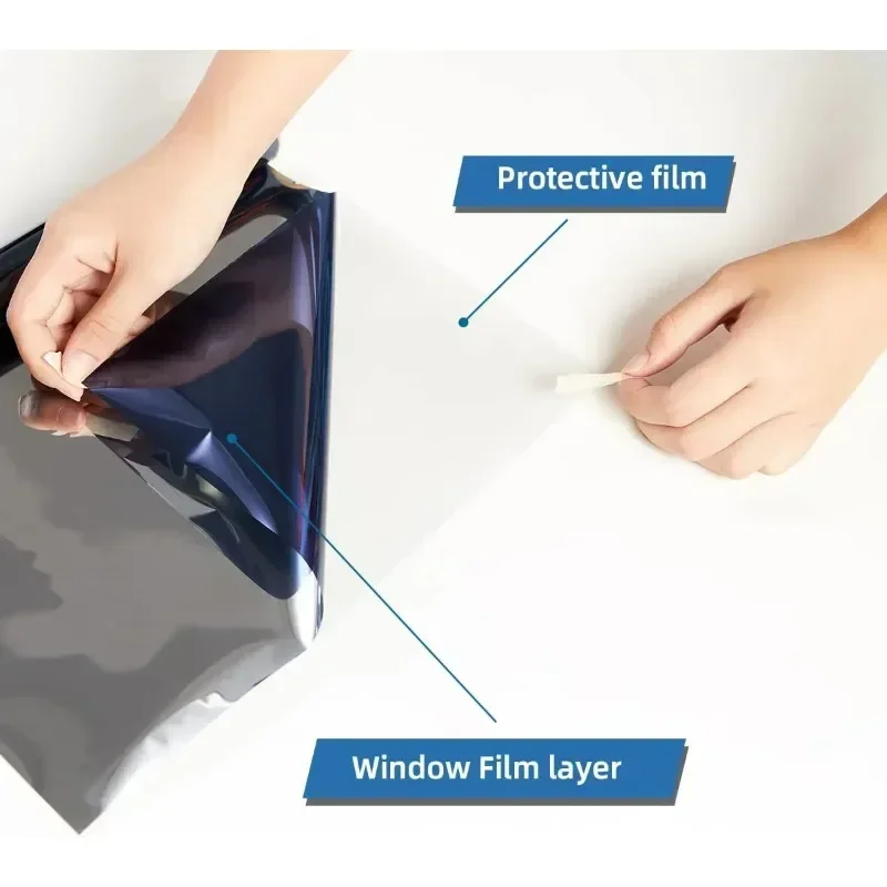 Feuilles noires pour vitres de voiture, 3M x 50CM, Film teinté pour vitres de maison, protection solaire UV, Films autocollants, boîte en coton perlé