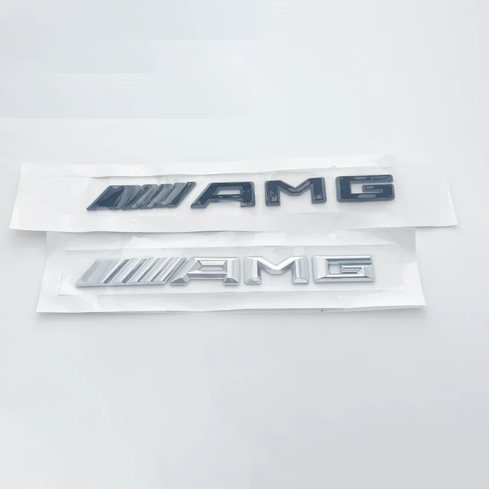 3D ABS Car Rear Trunk Badge Decal Letters Sticker For Mercedes Benz AMG A B C E G CLA C63 C63S E53 GT SLK W176 W205 W177 C260L