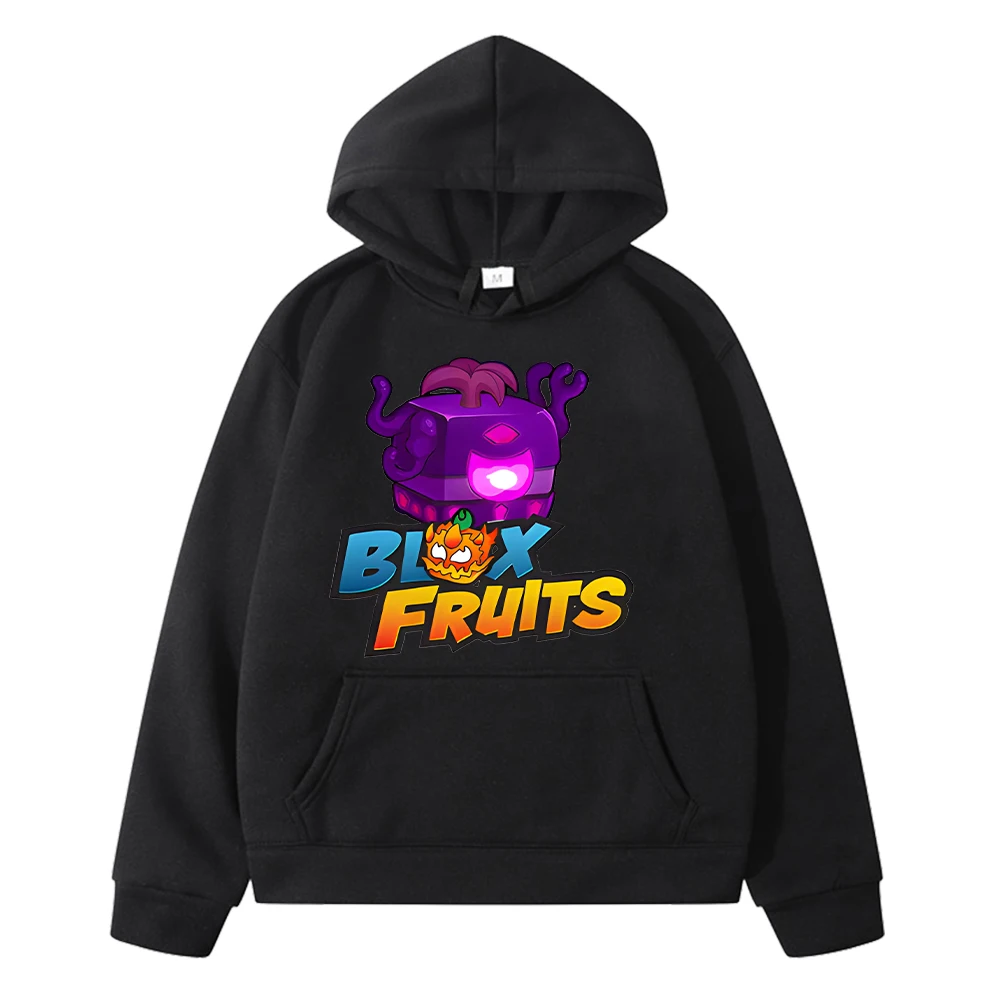 Kawaii Hoodies New Game Blox Fruits Sweatshirt boys pullover Autumn anime hoodie Fleece Jacket y2k sudadera kids clothes girls