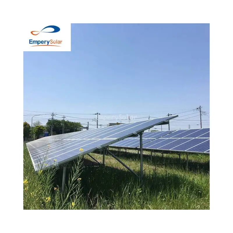 110V Hybrid 3500W Commercial Solar Panel Brackets System Hot-Dip Galvanized AL6005-T5&SUS304 25-Year Lifespan Xiamen Mounting - Detail 1