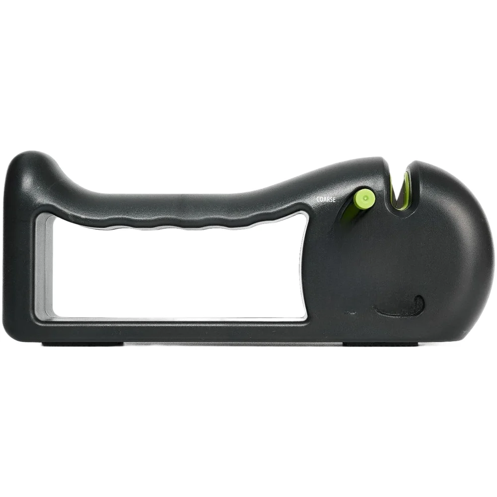 Multi Function Rotating Sharpener 4 in 1 Adjustable Grit Coarse to Fine Serrated Setting with Ergonomic Non Slip Design