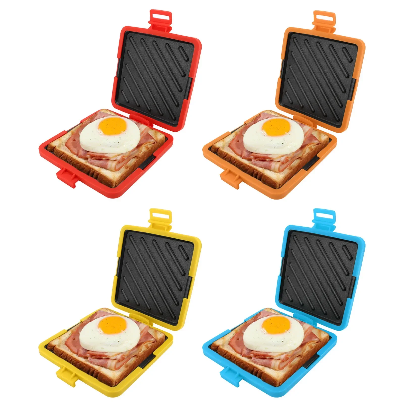 

Microwave Toastie Maker Time Saving Microwavable Toast Maker Microwave Oven Breakfast Machine for Dessert Sandwiches Breakfast
