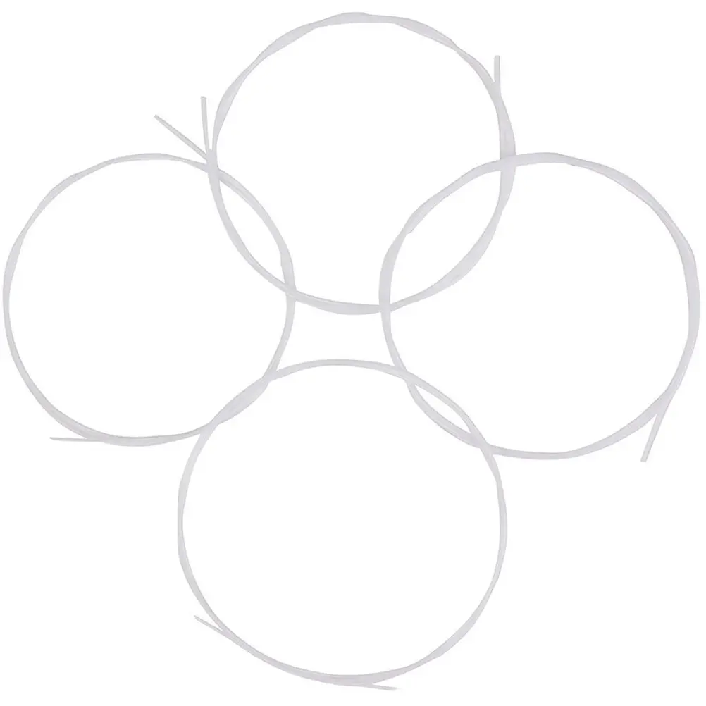Cordes d'ukulélé en nylon transparent, robustes et résistantes à l'usure, excellent choix pour le remplacement des cordes d'ukulélé, pièce d'instrument