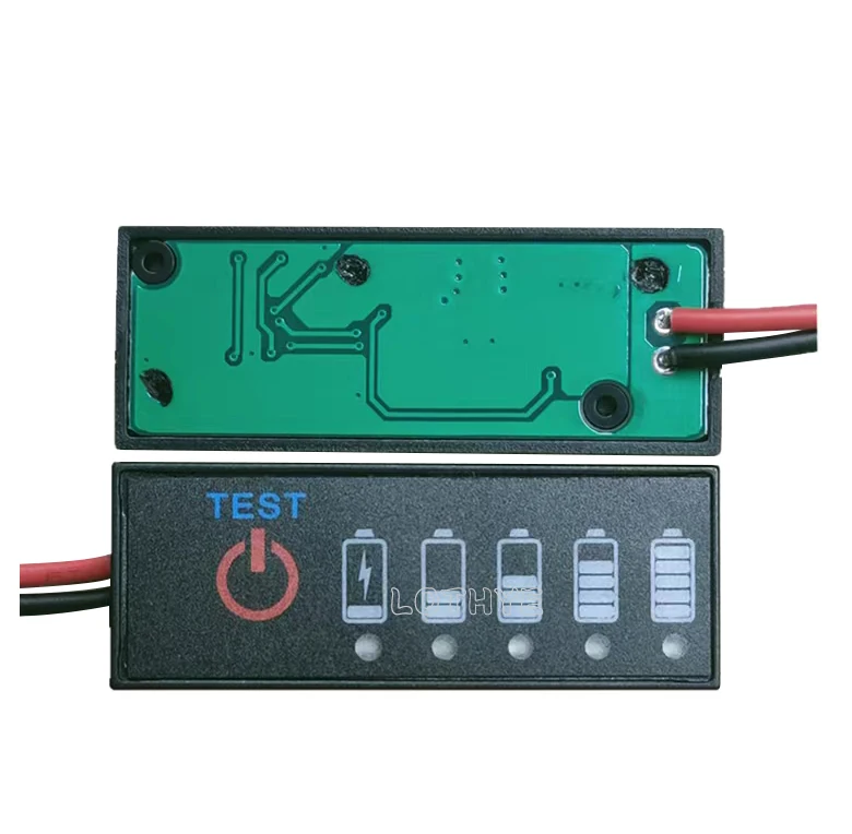 5PCS 18650 Lipo Lithium Battery Capacity Tester Meter 1S 2S 3S 4S 5S 6S 7S 3.7-25.2V Li-Ion Battery Level Indicator Led Display