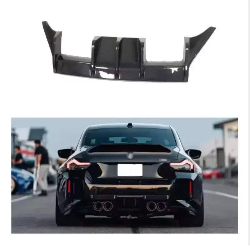 

New! For BMW G87 M2 2023+ Dry Carbon Fiber Front Lip Rear Diffuser Bumper Body Kit Car Accessories Automotive Spoiler Second Sty