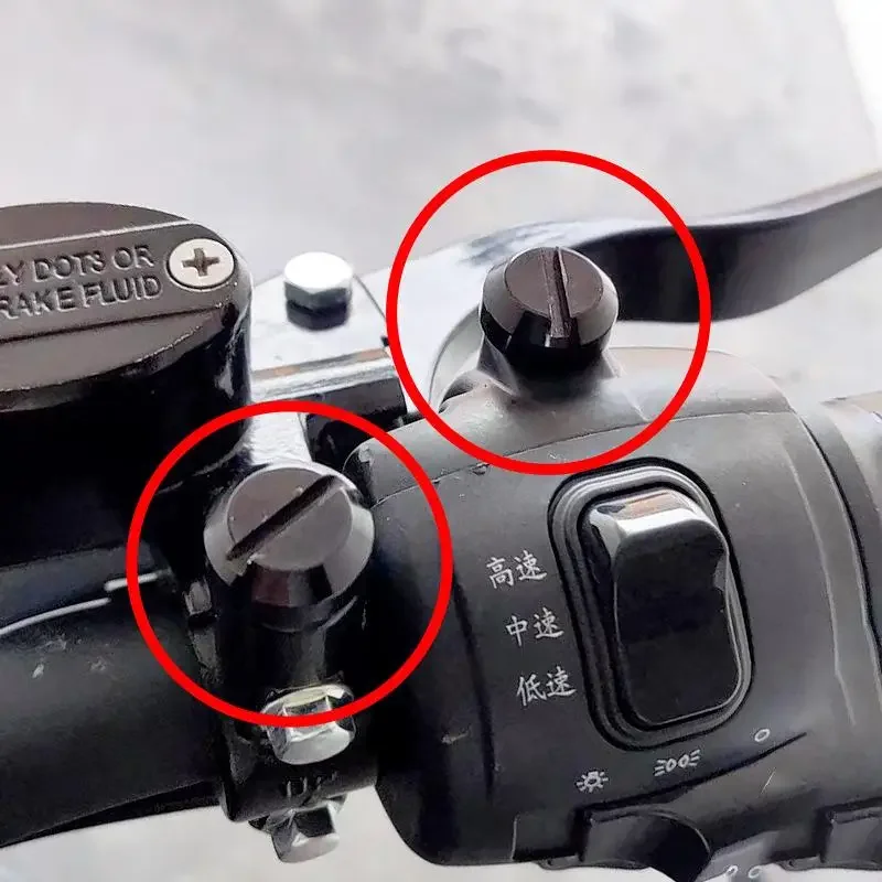 2pcs M8/10 CNC Motorcycle Accessories Rear View Mirror Hole Plugs Screws Aluminum Alloy Parts Modification