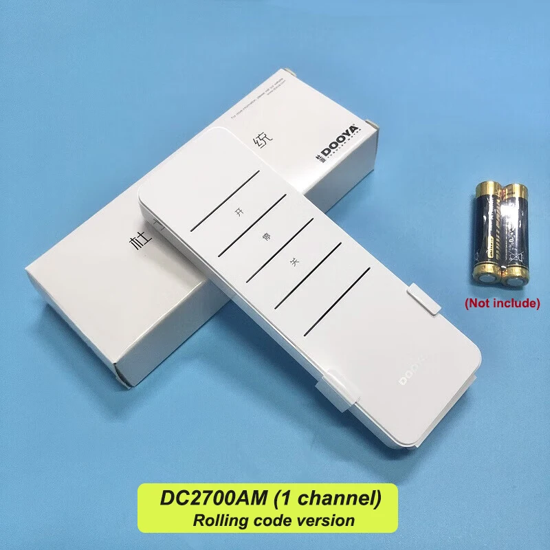 Dooya Rolling Code Remote Controller DC2700/DC2760/DC2702 1/2/15 Channel for Dooya Electric RF433 Tubular Motor Curtian Motors
