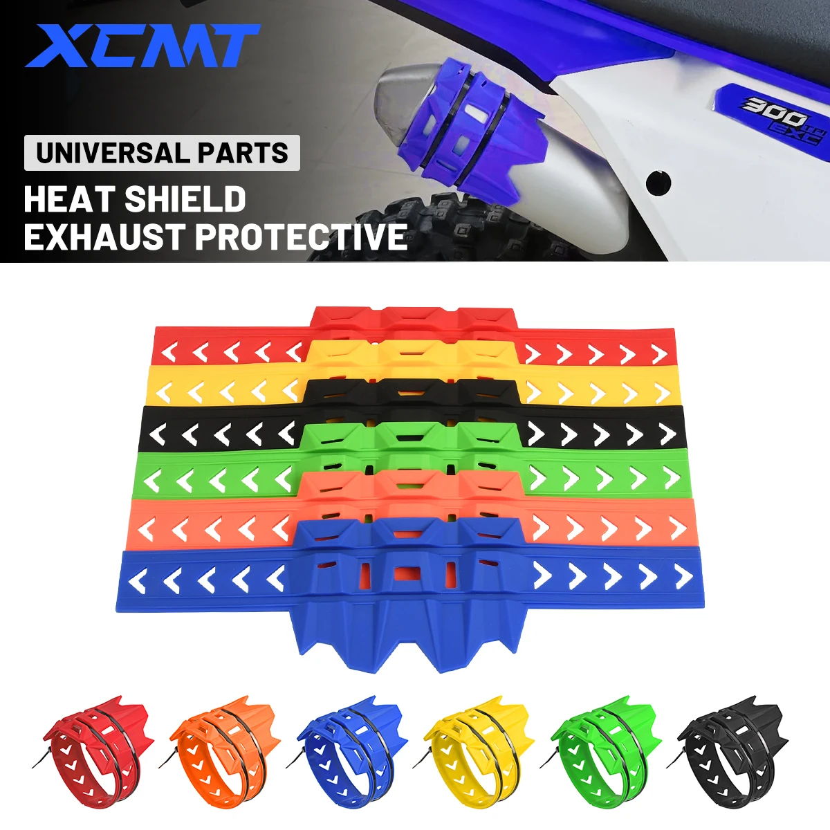 Universal Exhaust Protection Cover Motorcycle Exhaust Muffler Silencer Protector Guard For KTM SX EXC Motocross Dirt Pit Bike