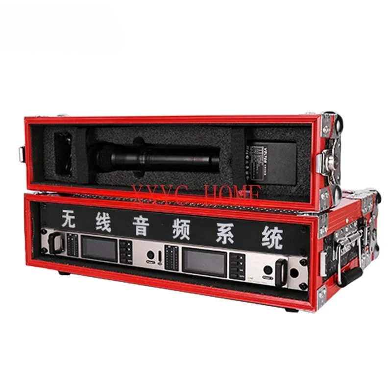 Microphone box Customized microphone receiver box 2U wireless microphone cabinet