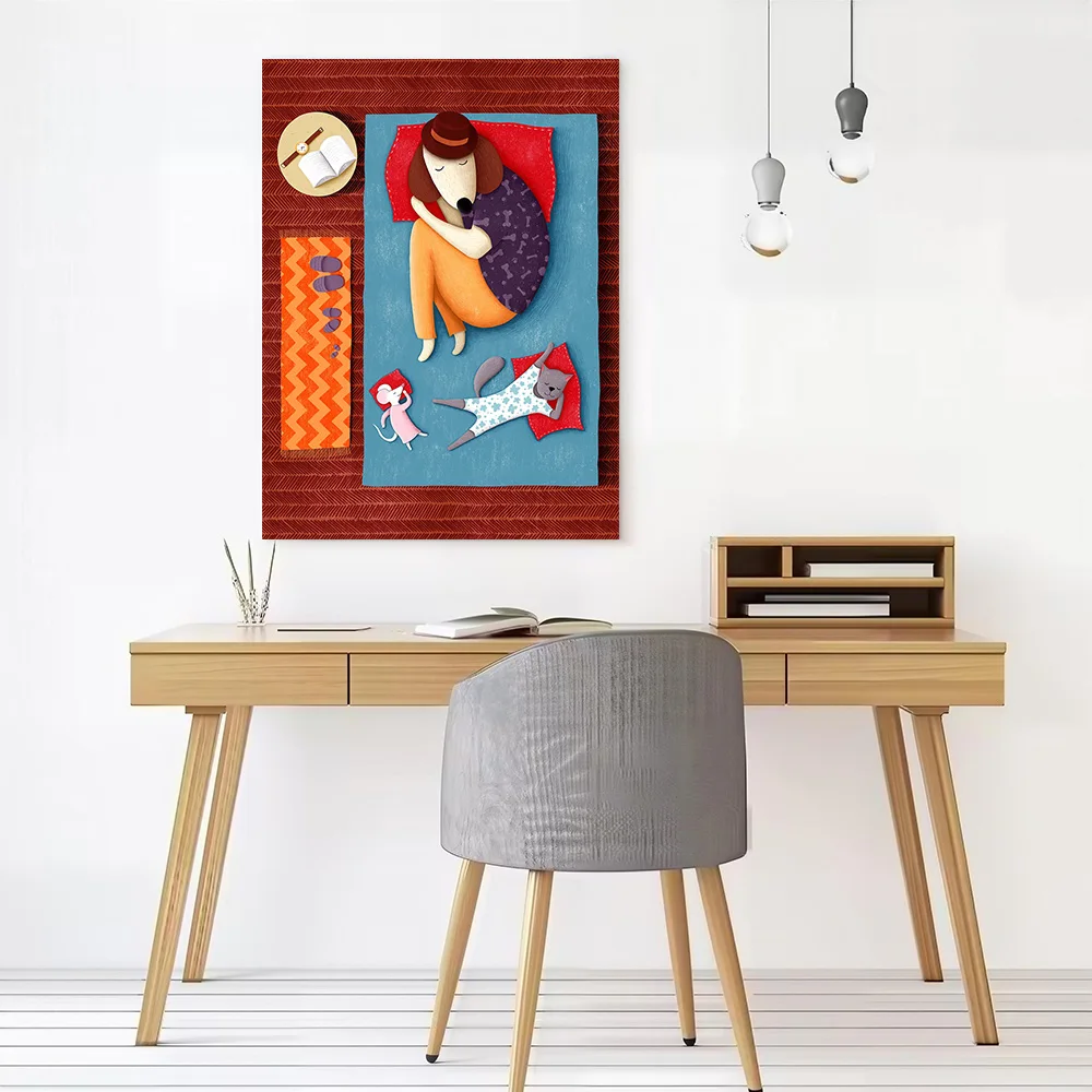 Good Night Sleep Tight Printed Canvas Poster Personalized High Quality Wall Art Paintings for Home and Decoration Decor Luxury